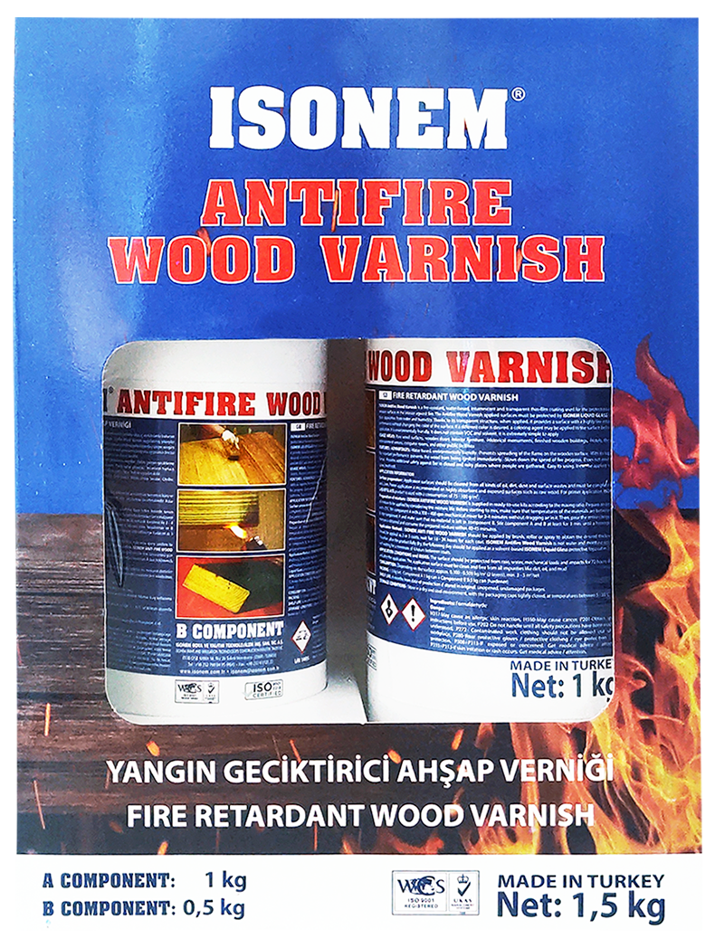 İsonem Antıfıre Wood Varnısh 1.5KG